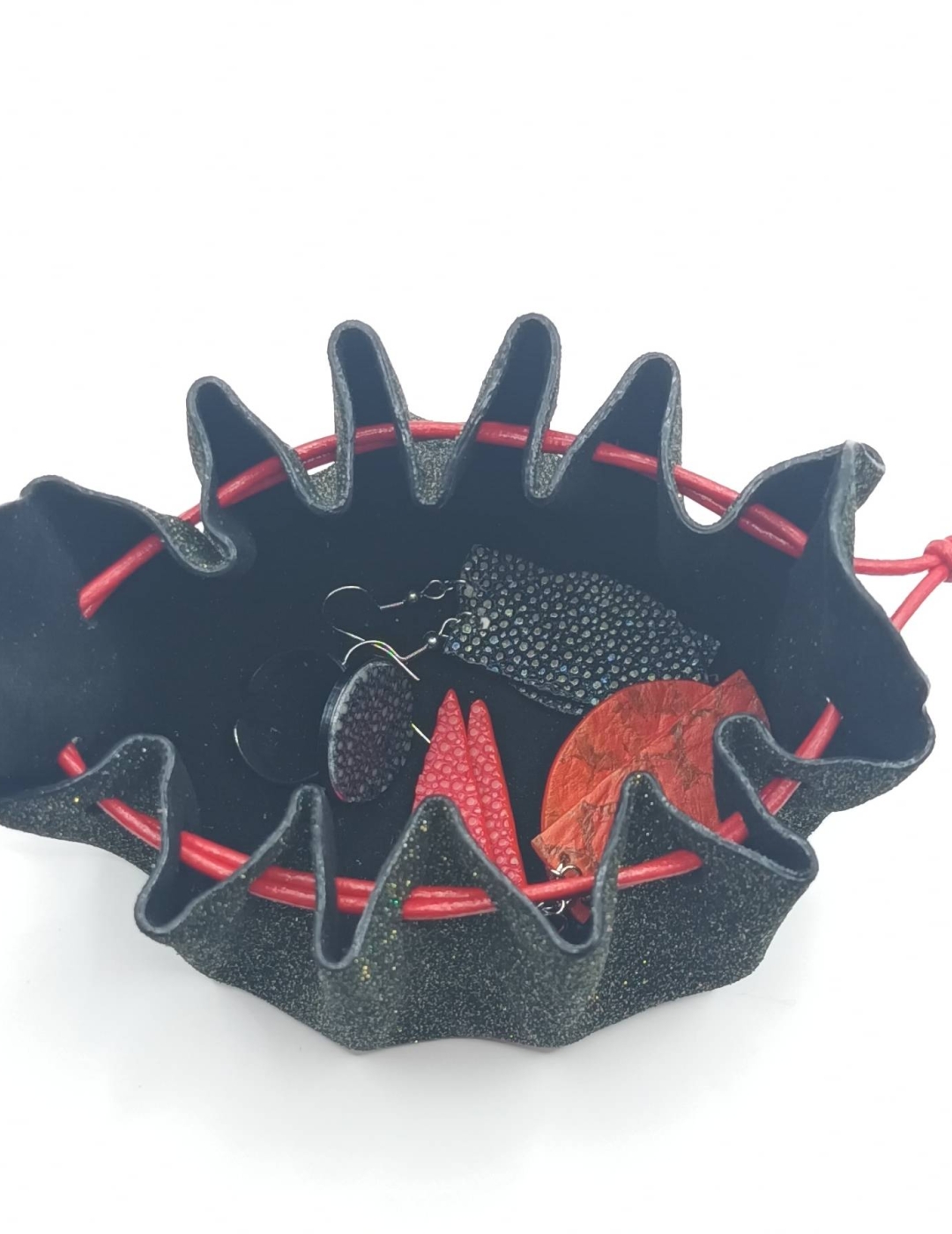 Grande bourse Noir Pailleté