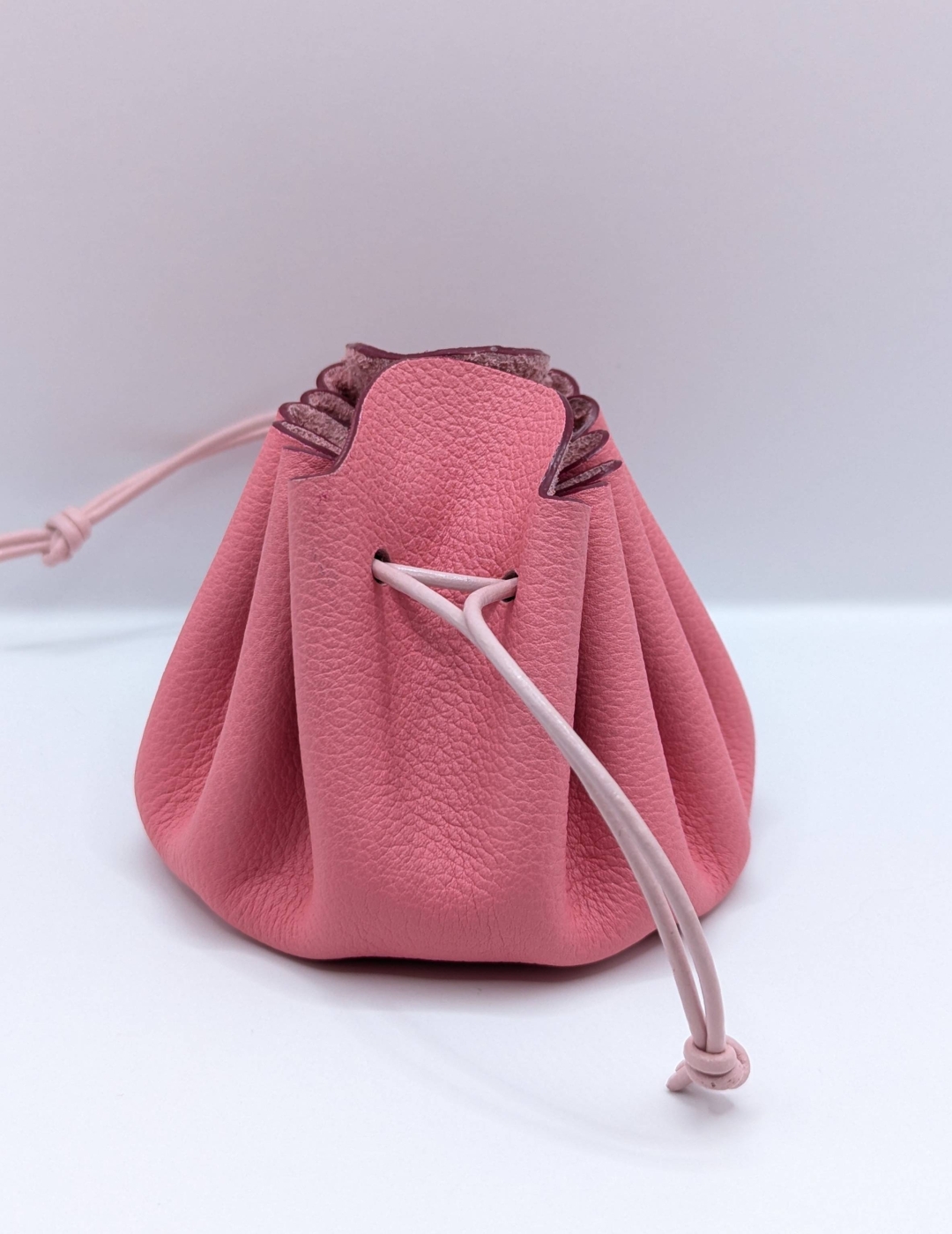 Grande bourse Rose bonbon Grainé