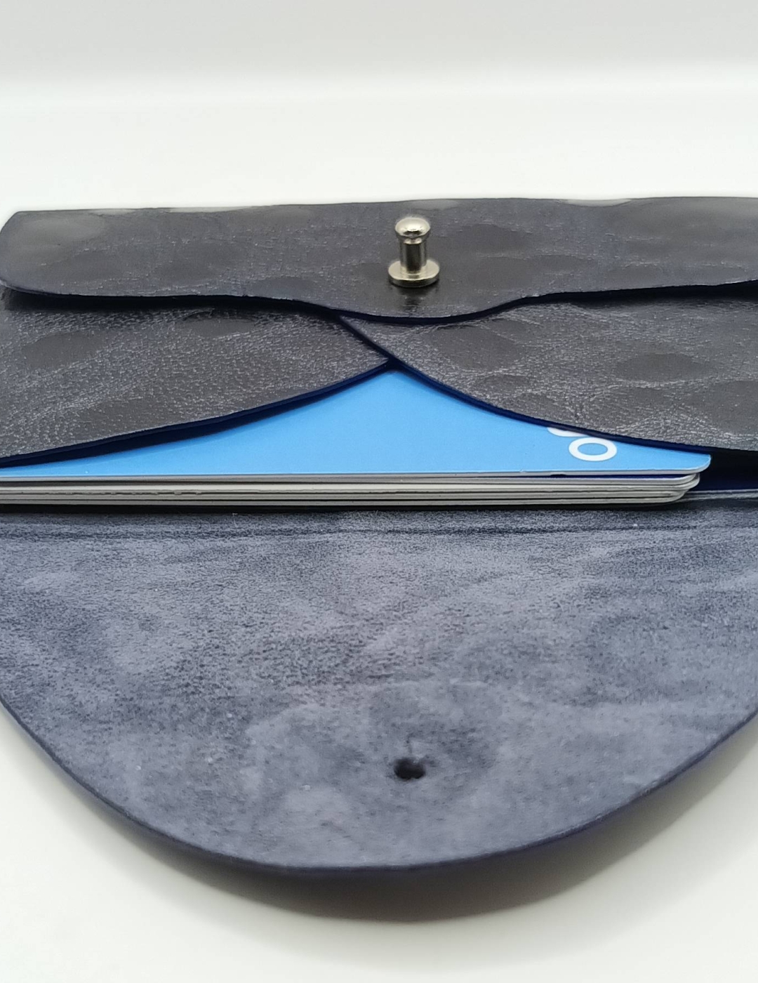 Porte-cartes Bleu foncé tacheté