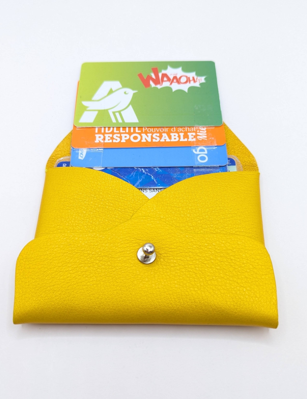 Porte-cartes Jaune doré