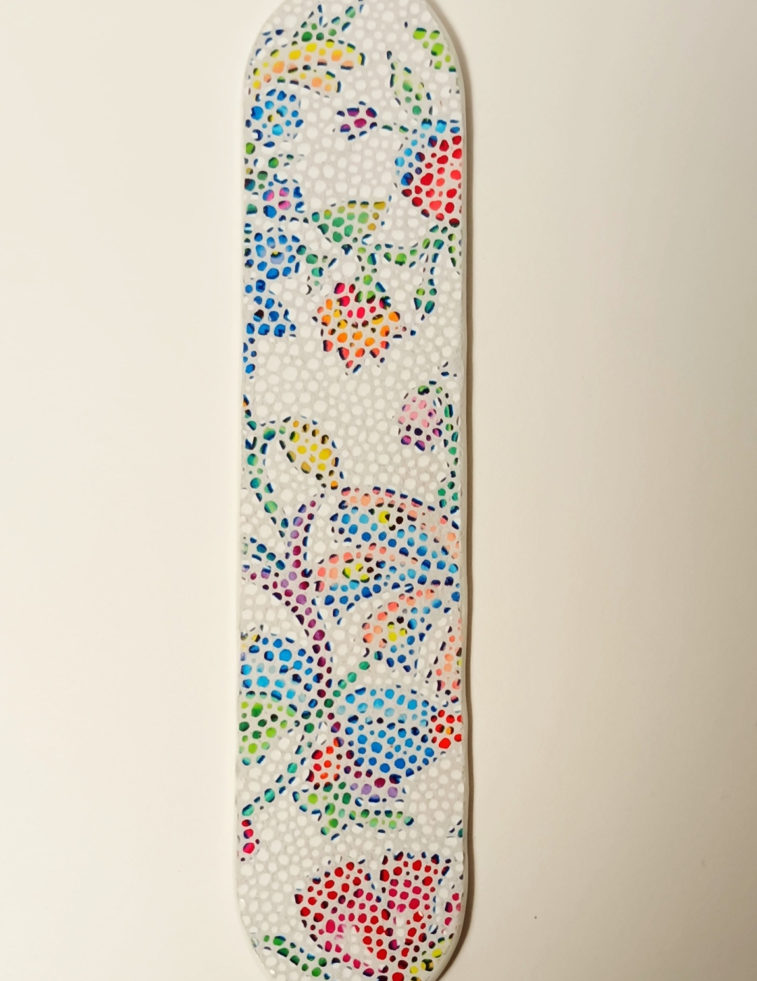 Marque-page blanc et fleuri blanc