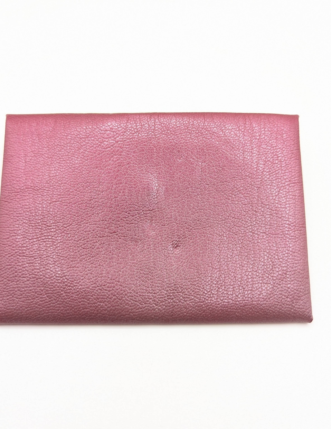 Porte-cartes Rose métallisé