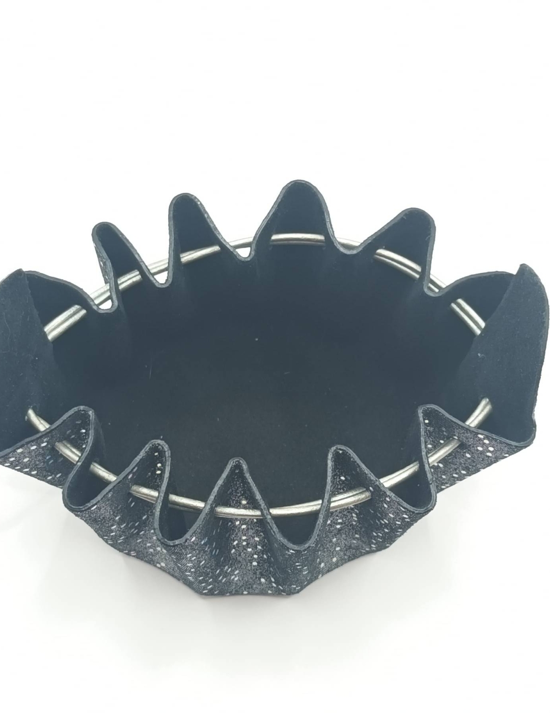 Grande bourse Gris foncé Pailleté