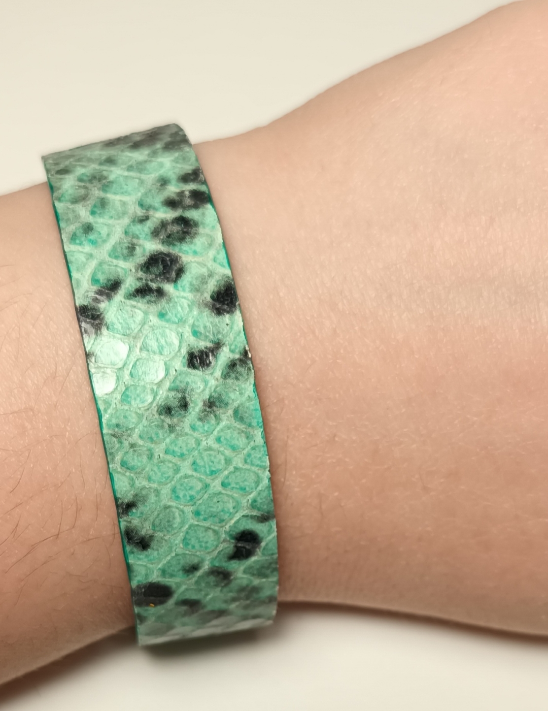 Bracelet vert menthe et noir