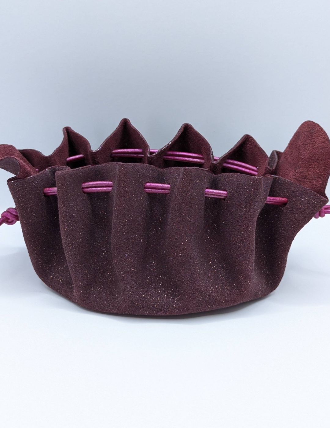 Grande bourse Bordeaux Pailleté doré