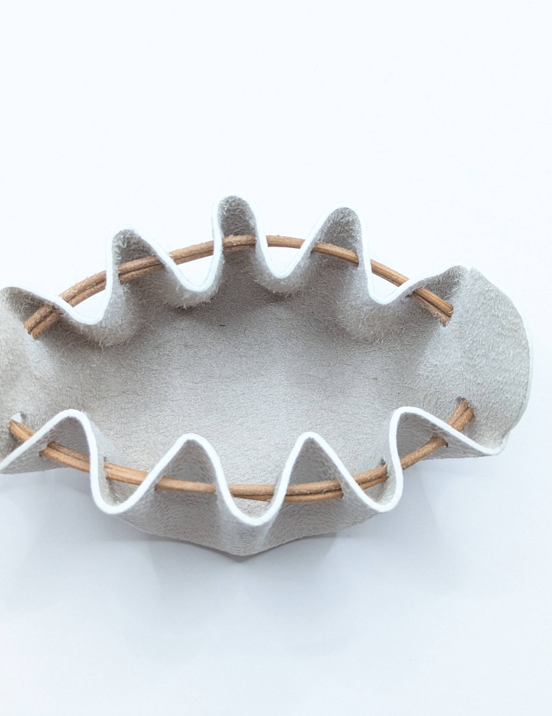 Petite bourse Beige clair Imitation galuchat