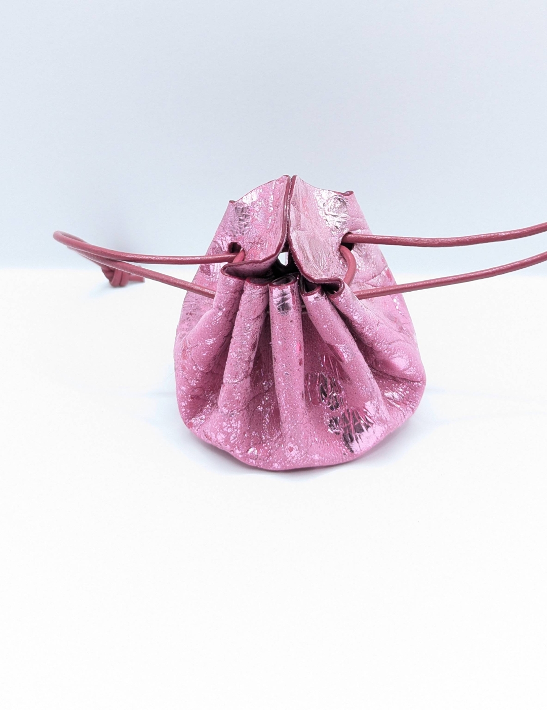 Petite bourse Rose barbie Métallisé