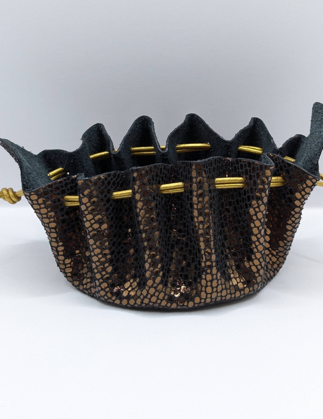 Grande bourse Bronze A grosses paillettes