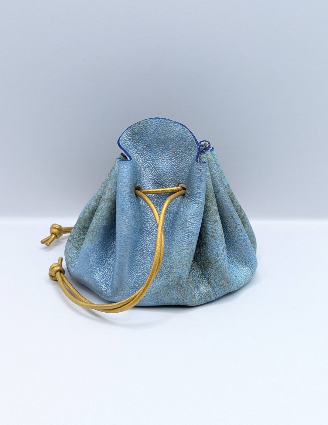 Grande bourse Bleu nuancé gris