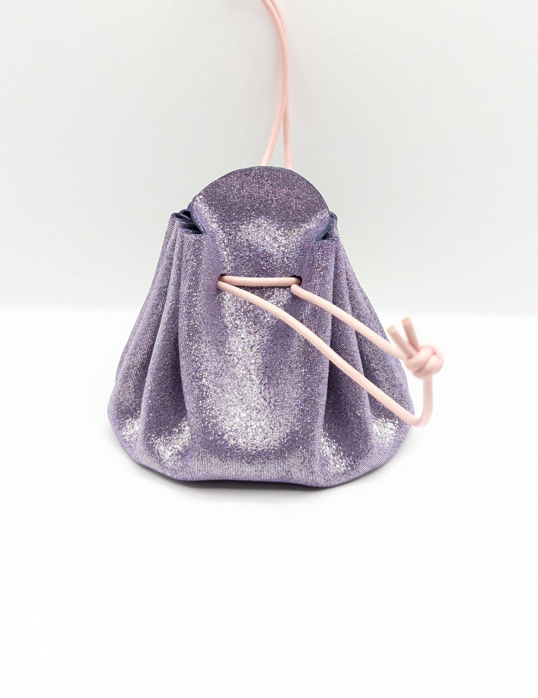 Grande bourse Violet Pailleté