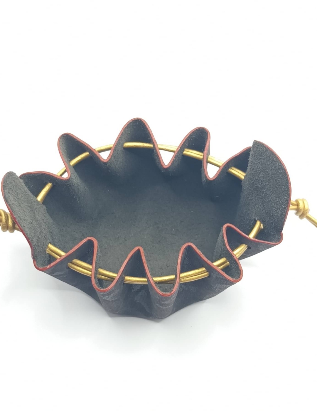 Petite bourse Marron foncé Motif léopard