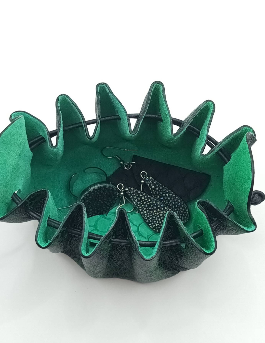 Grande bourse Noir et vert