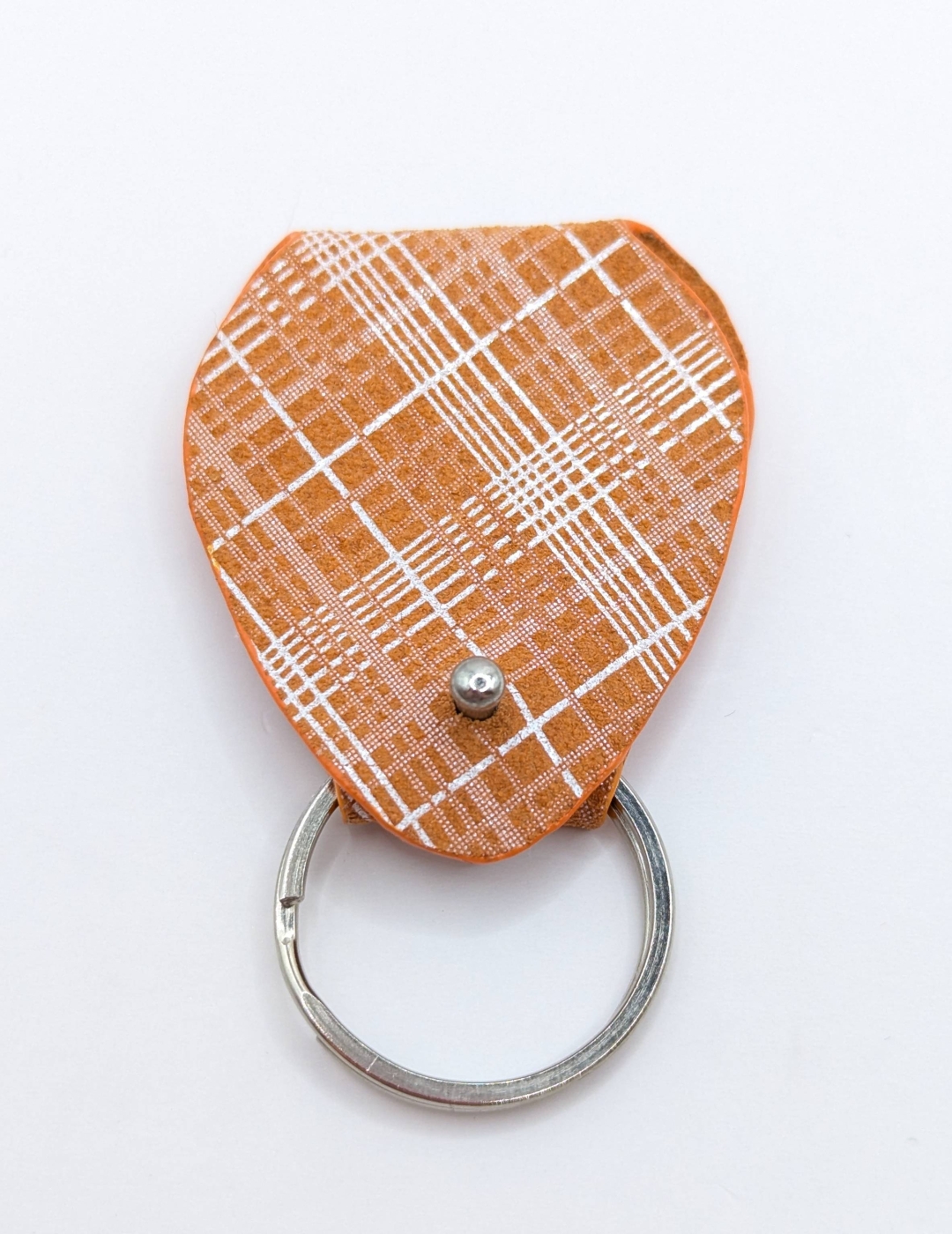 Étui à médiator Orange vichy