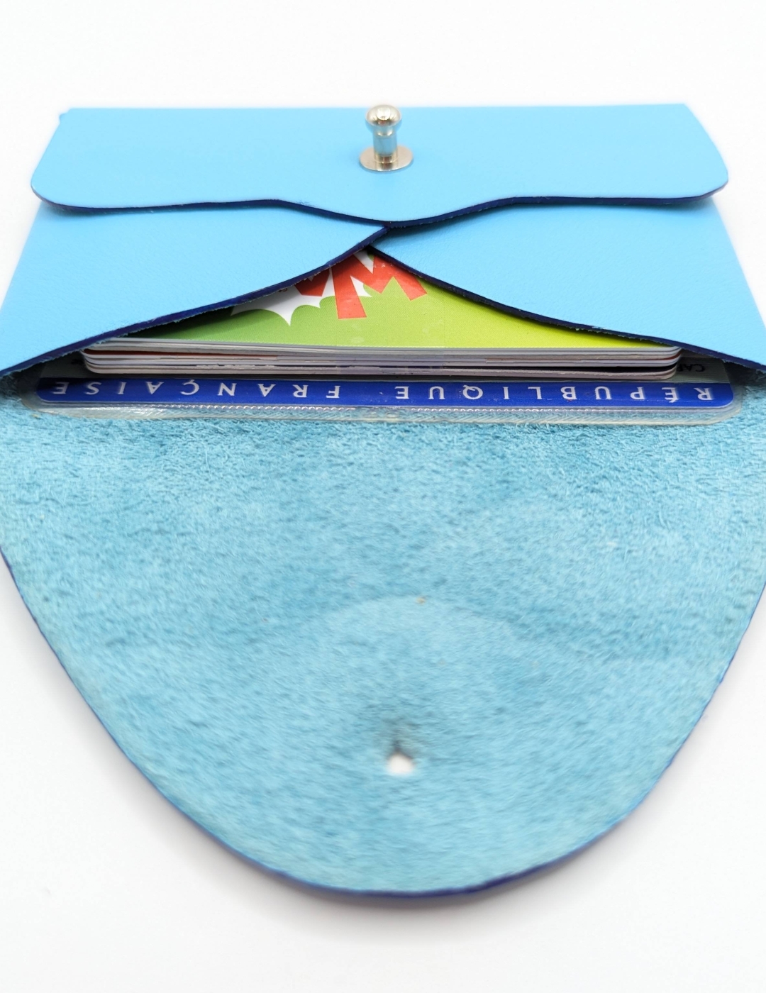 Porte-cartes Bleu clair