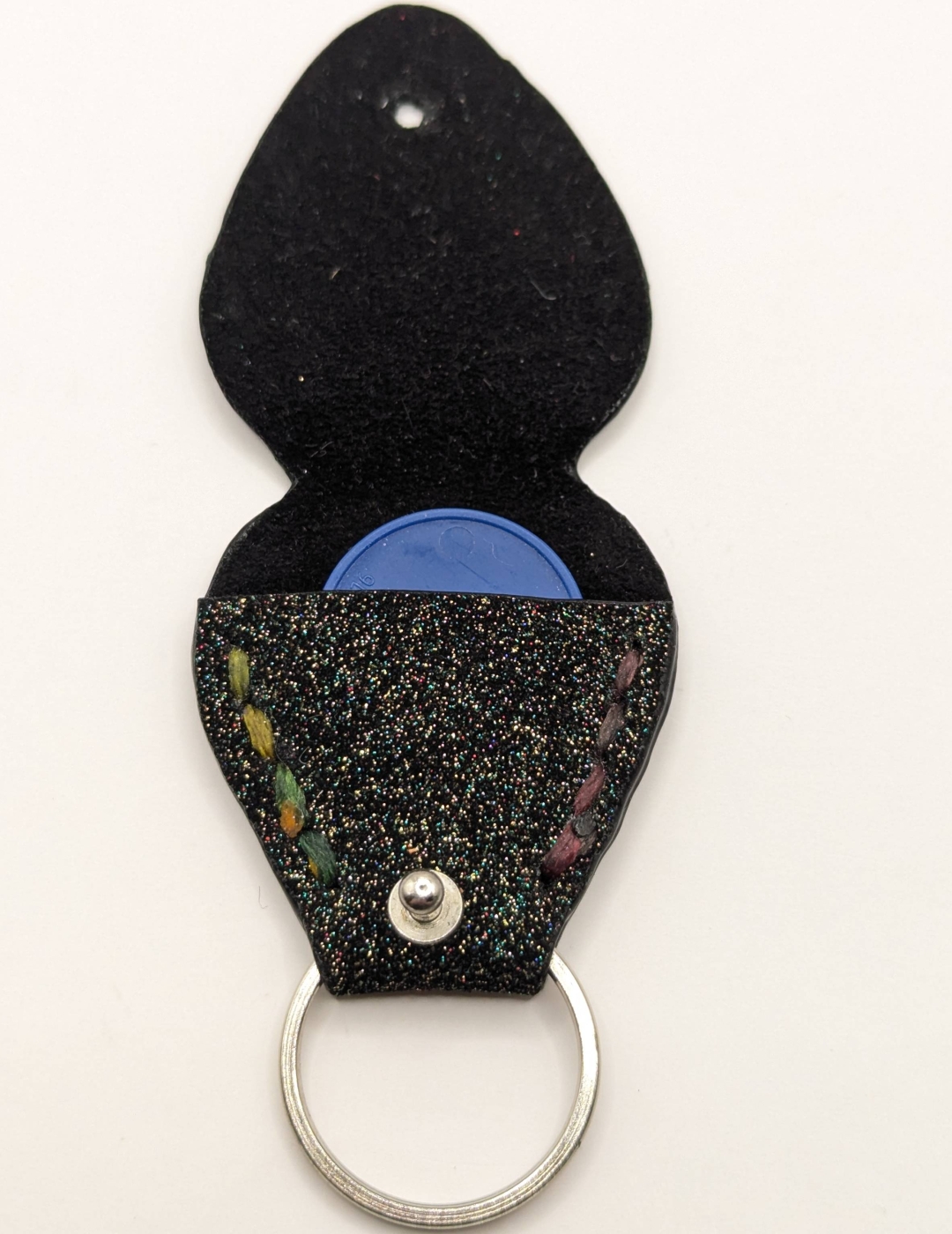 Étui à médiator Noir pailleté