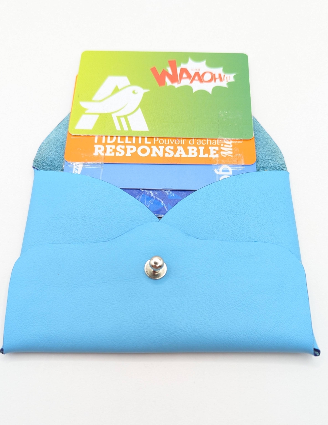 Porte-cartes Bleu clair