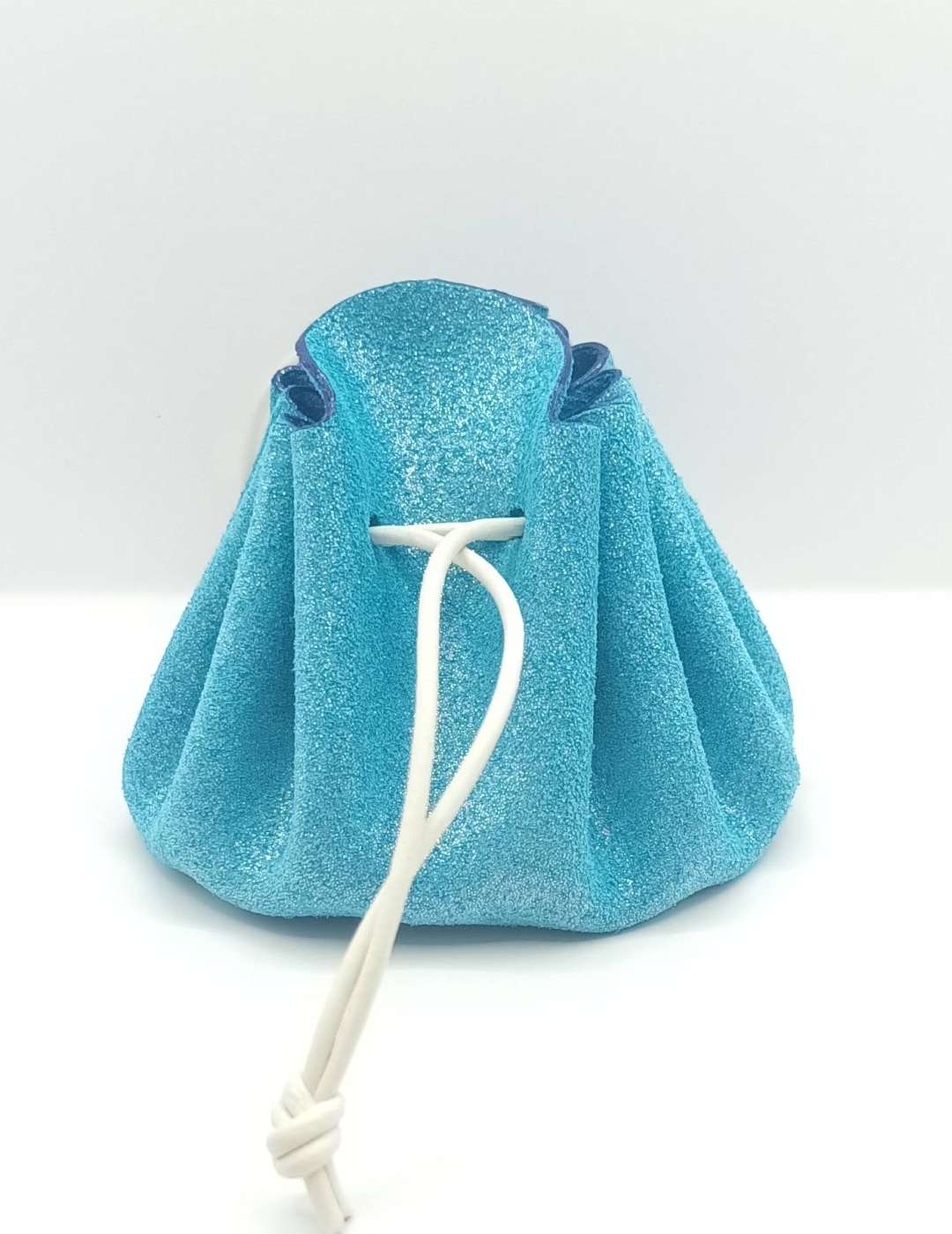 Grande bourse Bleu Pailleté