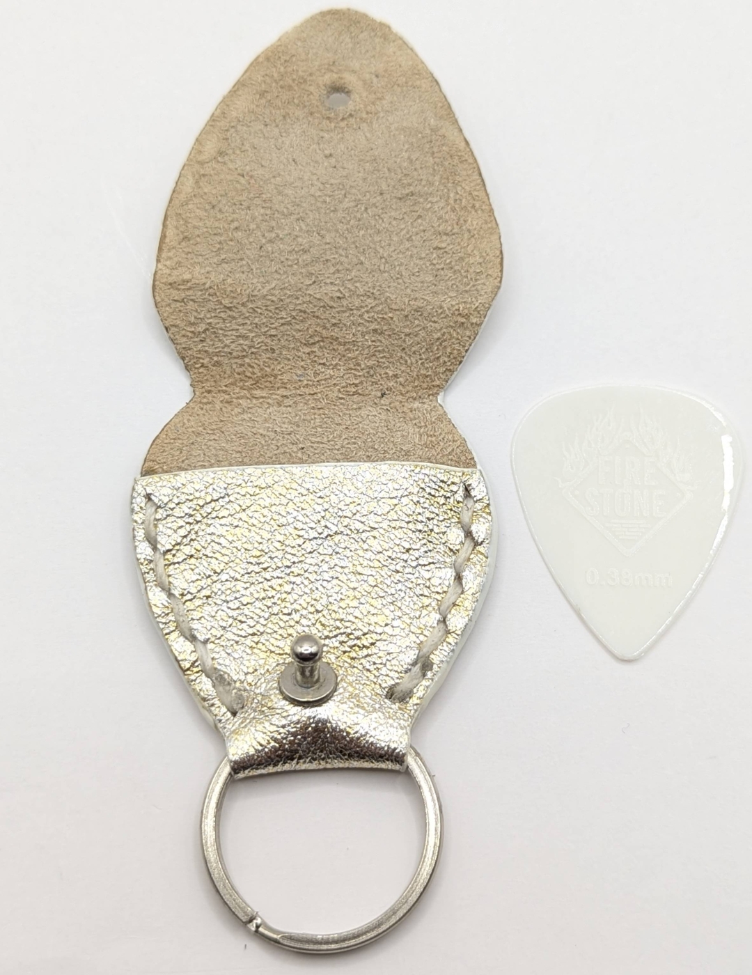 Étui à médiator Argenté doré mélangé