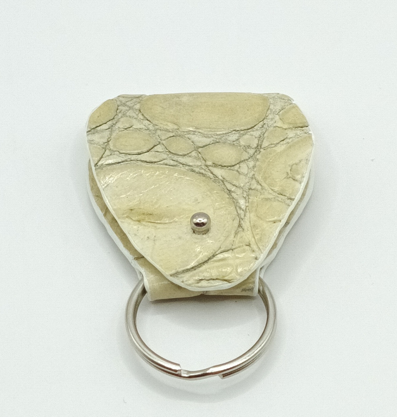 Étui à médiator Beige imitation crocodile