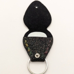 Étui à médiator Noir pailleté