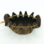 Grande bourse Doré Motif papillons