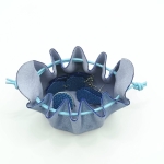 Petite bourse Bleu glacé Irisé