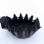 Grande bourse Noir Grainé vernis