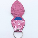Étui à médiator Rose Barbie métallisé