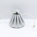 Grande bourse Vert d’eau Effet craquelé