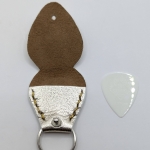 Étui à médiator Argenté doré