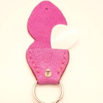 Étui à médiator Rose pailleté