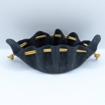 Petite bourse Noir Motif léopard