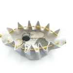 Grande bourse Blanc argenté Pailleté