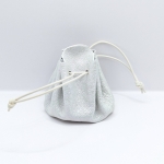 Grande bourse Vert d’eau Effet craquelé