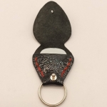 Étui à médiator Noir grainé vernis