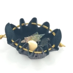 Petite bourse Noir A grosses paillettes