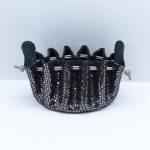 Grande bourse Noir A grosses paillettes