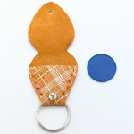 Étui à médiator Orange vichy