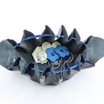 Grande bourse Bleu foncé Vernis