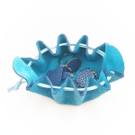 Petite bourse Bleu turquoise Perlé