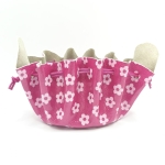 Grande bourse Rose foncé Motif petites fleurs