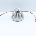 Petite bourse Beige clair Imitation galuchat