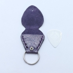 Étui à médiator Violet pailleté