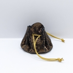 Grande bourse Bronze A grosses paillettes