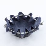 Petite bourse Bleu nuit Motif bulles