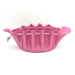 Grande bourse Rose métallisé