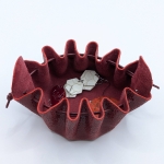 Grande bourse Rouge bordeaux Imitation galuchat