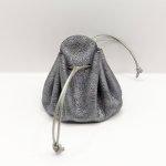 Grande bourse Argenté foncé