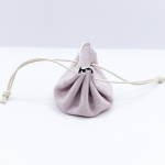 Petite bourse Rose clair Effet dentelle