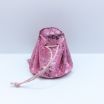 Grande bourse Rose barbie Métallisé